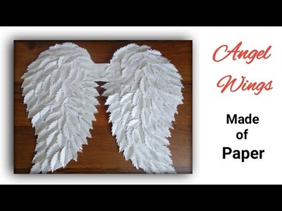 How to make wings for Costume ????️|  Easy and Budget Friendly Paper Wings|