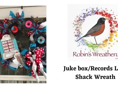 Love Shack Part 2 - Juke box, Float and 45 Records Wreath!