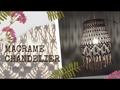 Macrame chandelier pattern 2