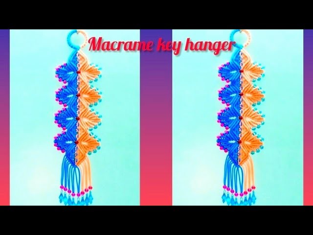 Macrame key holder (New design)