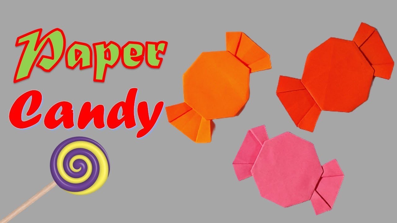 Make Easy Mini Paper Candy  |Paper craft | Paper Crafts For School