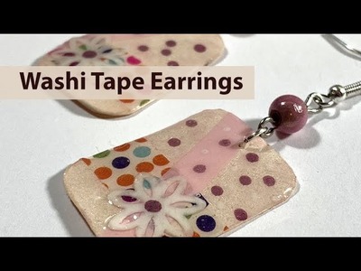 Making Washi Tape Earrings