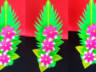 Paper flower Bouquet easy | Paper flower bouquet making | Paper flowers Guldasta | DIY Guldasta