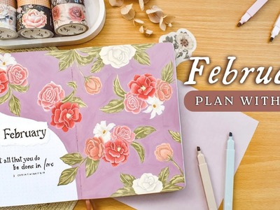 PLAN WITH ME • February Bullet Journal Setup 2023 ????