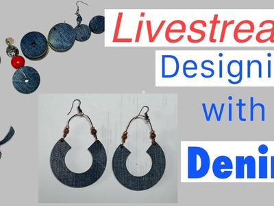 Playing with denim beads