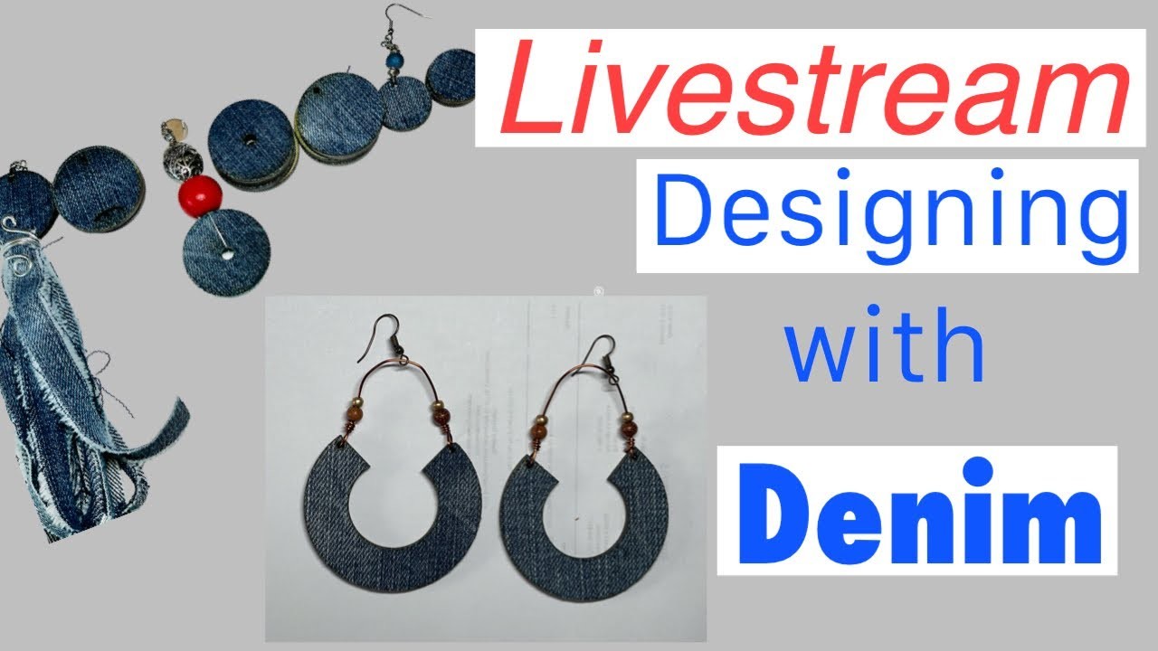 Playing with denim beads