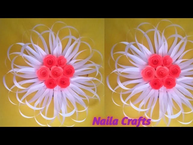 Wall hanging easy _ paper wallmate _  diy wall hanging @nailacrafts