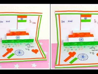 Beautiful Paper Craft cutting Republic Day | Easy and simple