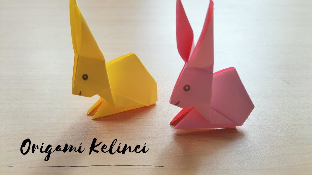 Cara Membuat Origami Kelinci Lucu Mudah || Easy Origami Rabbit || Paper Craft