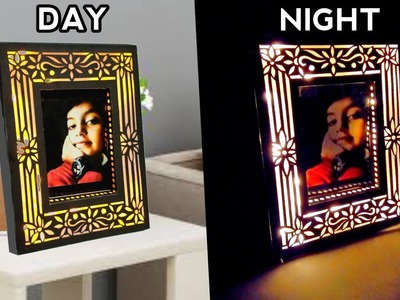 DIY Handmade Picture Frame with Light | Glow at Night and Stylish at Day | Step by Step