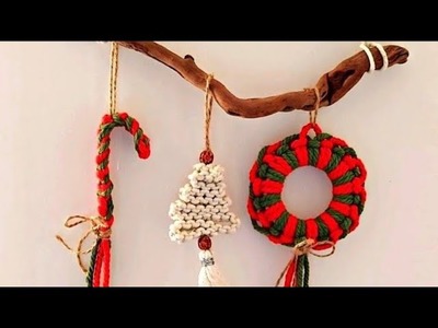 DIY Macrame Christmas Ornaments | Macrame Christmas Ring