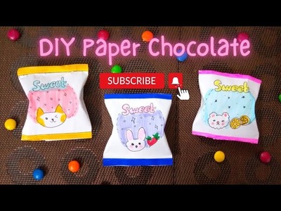 DIY Paper Chocolate Gift Idea. Paper Craft.Cute gift
