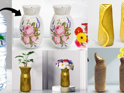 Flower vase making at home with plastic bottle - Hope - 3 Minute DIY