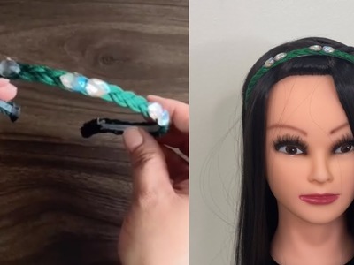 Give your old headband a glow up with little to no budget