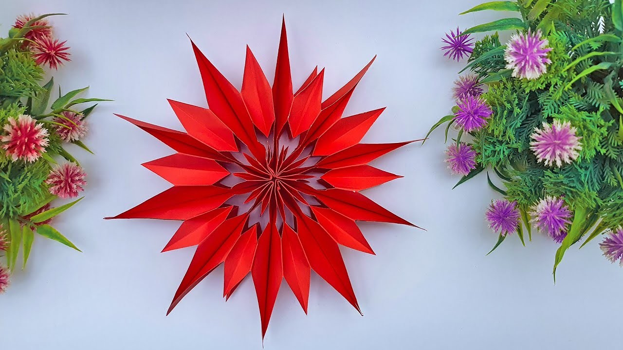 How to Make 3D Star for your room Decoration | Paper Craft