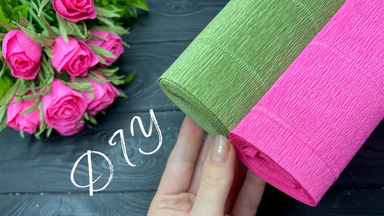 How to Make EASY Crepe Paper Flowers Crepe Paper Decoration Idea