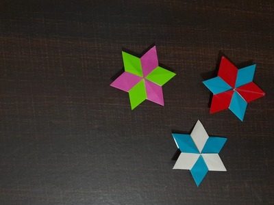 How to make simple & easy paper star video tutorials. DIY Paper Craft Ideas  @howtocraft2022