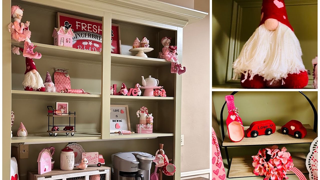 NEW VALENTINES Coffee Bar 2023 Decorate with me #decoracion #valentines2023 #dekorasi