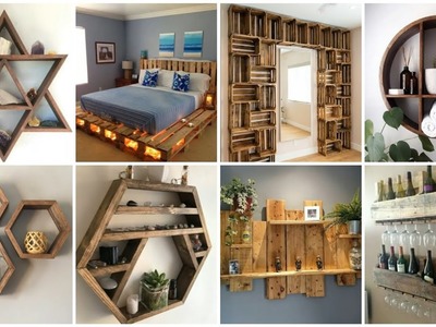 Pallet furniture best for home decor wal shelf design ideas.