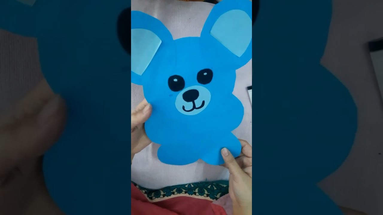 Paper craft #teddybear #easyforbegginers with #love #notes