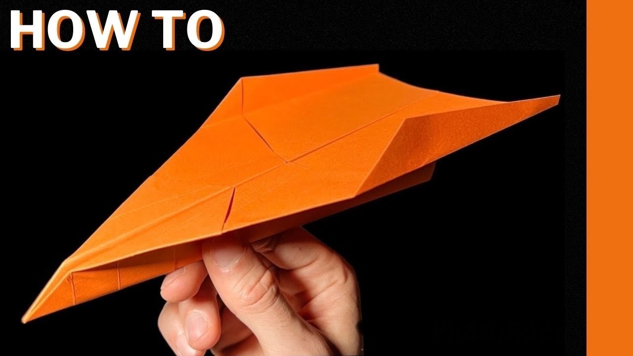 Papierflieger falten der weit fliegt - Bester Papierflieger der Welt basteln @mahirorigami