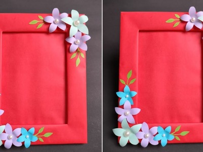 Photo Frame Making At Home.Easy picture Frame.Diy Paper Photo Frame #photoframe