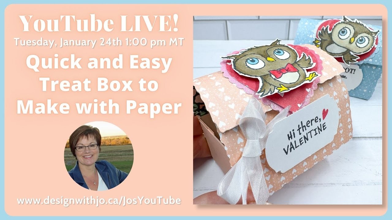 Quick and Easy Treat Box to Make with Paper