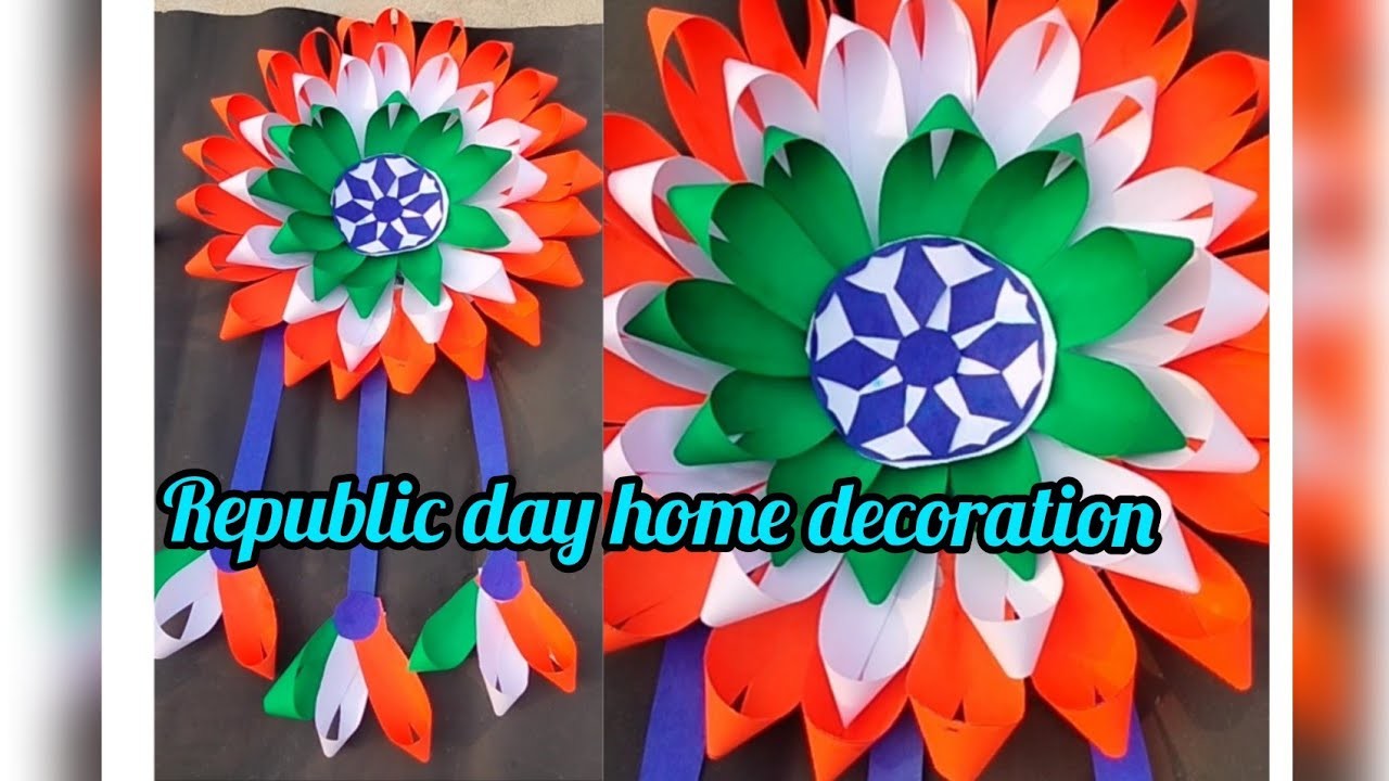 Republic day handmade home decoration.diy handmade home decoration