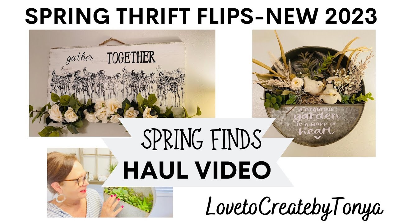 SPRING THRIFT FLIPS-NEW 2023|SPRING FINDS-HAUL VIDEO