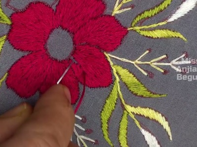 Stitch Your Way to a Unique Wall Hanging with Hand Embroidered Flowers