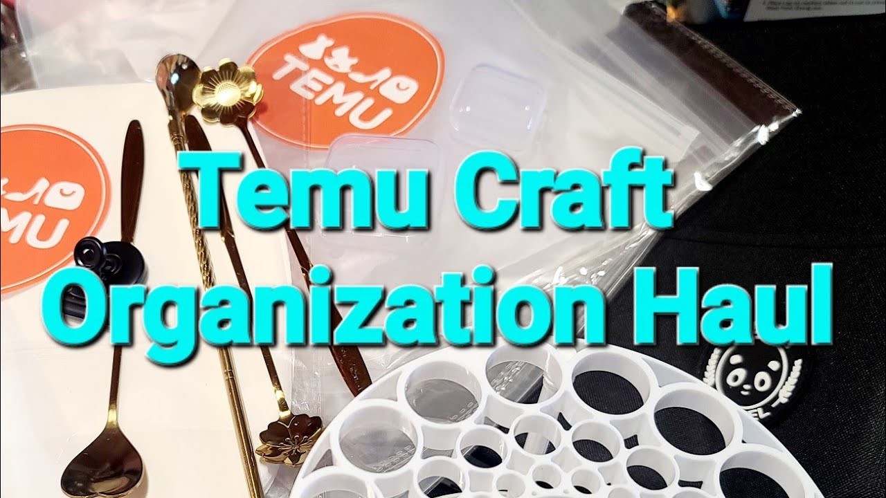 Temu Craft Organization Haul | fest277 save 30%