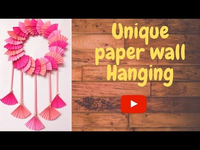 Unique Paper Wall Hanging. Paper Craft for Home Decorations. Easy Wall Hanging.Diy Room Decor