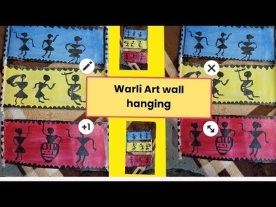 Warli Art wall hanging| warli painting |warli art |#bestoutofwaste |Diy home decor