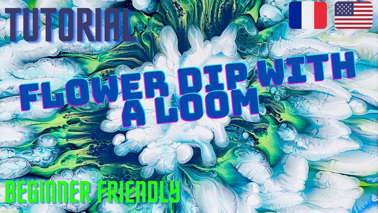#30- Flower Dip with a Loom - Tutorial Video #youtubetutorial  #flowerdip