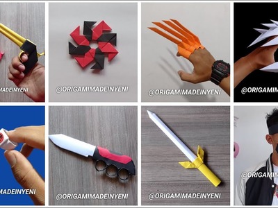 8 Amazing Origami Paper Weapons Easy To Make at Home