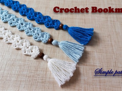 Crochet bookmarks easy patterns | How to Crochet Simple Bookmark Pattern