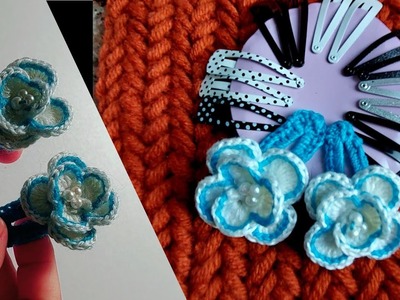 Crochet Toli hair clips ❤️| super easy crochet tutorials