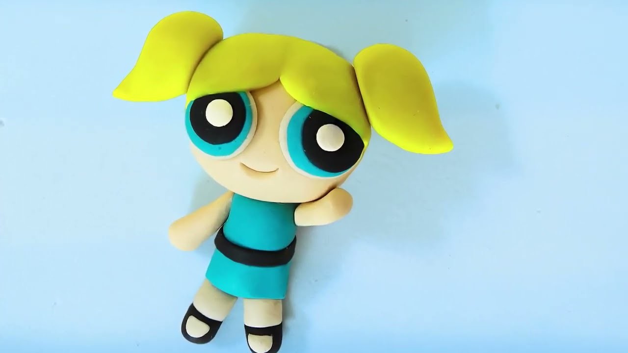 DIY how to make BUBBLES (The Powerpuff Girls) Easy Polymer Clay, Play ...