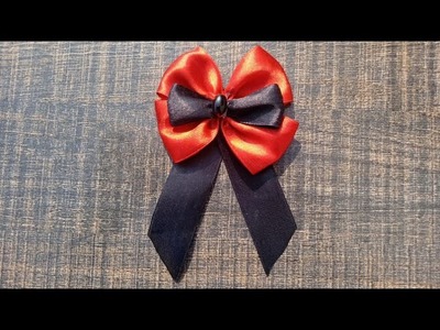 Easy and unique two colours ribbon butterfly @mycookingartandcraft