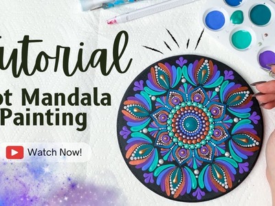 EASY Beginner Dot Mandala Painting Tutorial | "Cosmic Copper" Palette