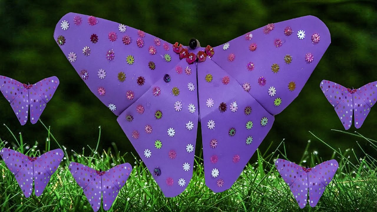 Easy Paper Butterfly Origami - Cute & Easy Butterfly DIY - Origami for Beginners