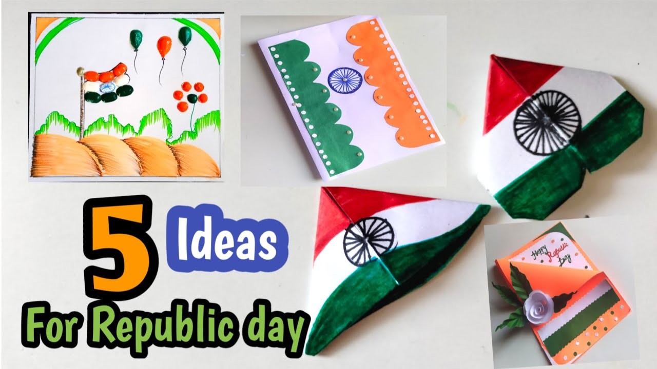 Easy Republic Day Craft, Tricolor Craft Ideas For School, DIY Indian ...