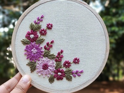 Embroidery Hoop Art for Beginners. Hand Embroidery tutorial with Free Pattern ❤️ Gossamer