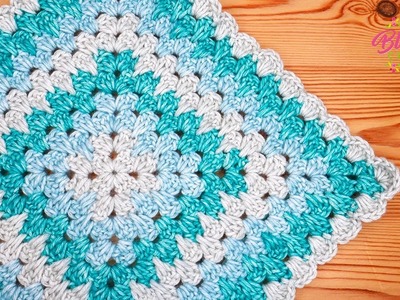 How To Add A Shell. Scallop Border To Your Crochet Granny Squares! Simple Step by Step!