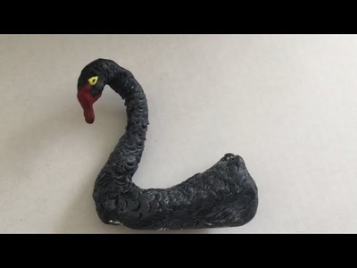 How to make a Black Swan from Polymer Clay
