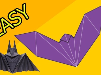 How To Make a Paper Bat | Origami Bat Airplane