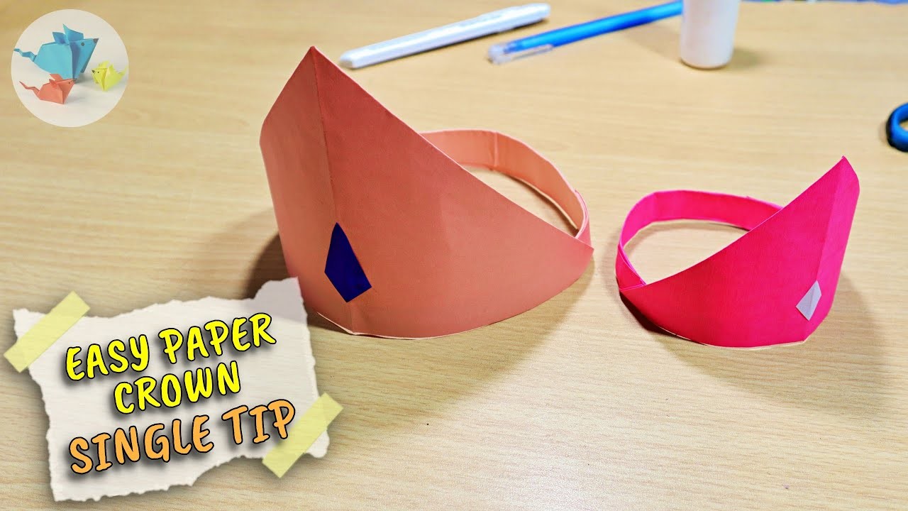 How to make a paper crown | easy paper crown | simple paper crown