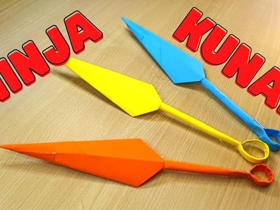 How To Make A Paper Ninja Kunai - Origami