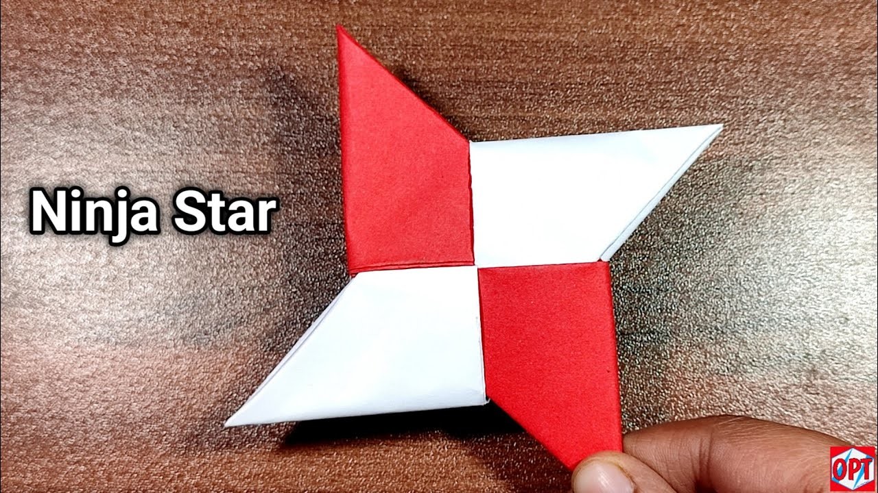 How To Make a Paper Ninja Star - Origami Paper Tutorials
