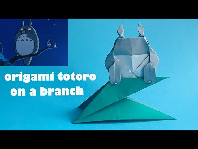 How to make an easy Origami Totoro, step by step tutorial